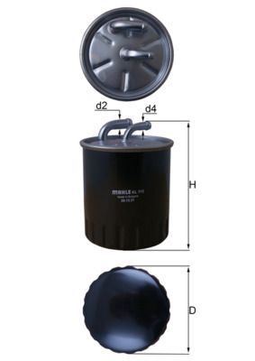 Fuel Filter MERCEDES-BENZ - 646 092 00 01