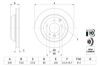 Brake Disc PORSCHE - 955 352 401 30, VAG - 7L6 615 601 D