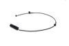 Warning Contact, brake pad wear -