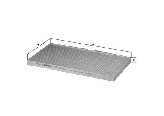 Filter, cabin air VAG - 4A1 820 367