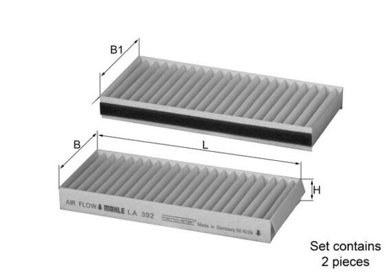 Filter, cabin air Ssangyong
