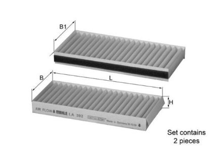 Filter, cabin air Ssangyong Filter, cabin air Ssangyong