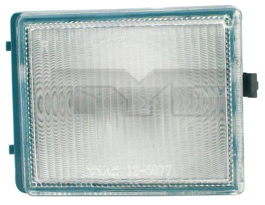 Eyelid, front fog light -