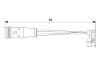 Warning Contact, brake pad wear MERCEDES-BENZ - 164 540 10 17