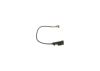 Warning Contact, brake pad wear -