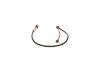 Warning Contact, brake pad wear -