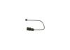 Warning Contact, brake pad wear -