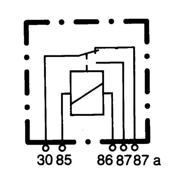 Relay, main current -