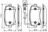 Brake Pad Set, disc brake VAG - 7E0 698 451 B