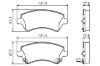 Brake Pad Set, disc brake TOYOTA - 04465 02130