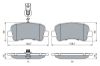 Brake Pad Set, disc brake RENAULT - 44 06 002 64R