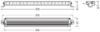 Spotlight LEDriving®LIGHTBAR VX500-SP, 63W, Ref. 50, 526mm