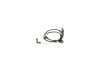 Warning Contact, brake pad wear -