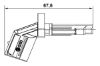 Sensor, wheel speed VAG - 4E0 927 803 A