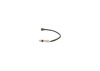 Warning Contact, brake pad wear -