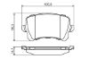 Brake Pad Set, disc brake VAG - 3C0 698 451 D