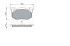 Brake Pad Set, disc brake PSA - E171587