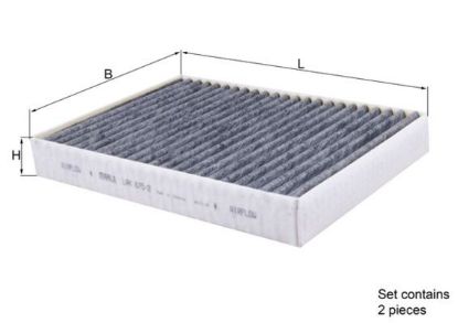 Filter, cabin air BMW - 64 11 5 A1B DB6