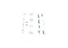 Accessory Kit, brake shoes -