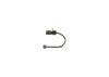 Warning Contact, brake pad wear -