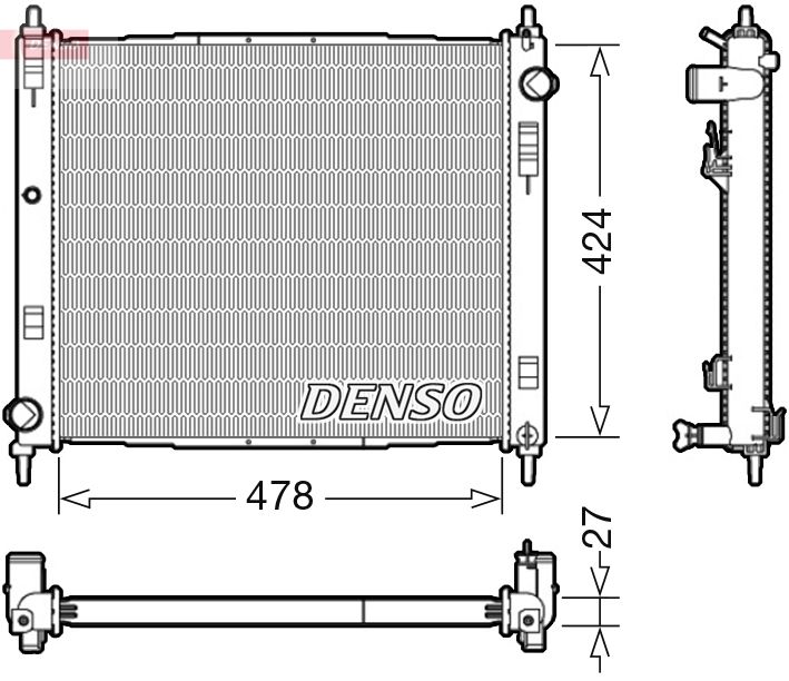 Radiator, engine cooling -