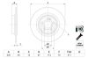 Brake Disc MERCEDES-BENZ - 247 423 03 12