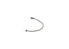 Warning Contact, brake pad wear -