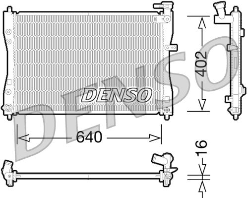 Radiator, engine cooling -