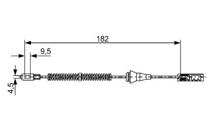 Cable Pull, parking brake - Cable Pull, parking brake -