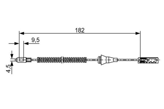 Cable Pull, parking brake -
