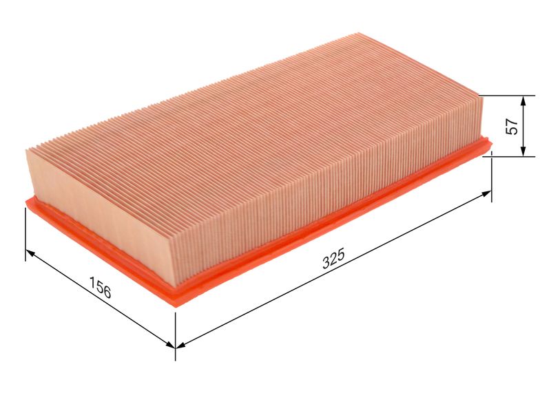 Air Filter PSA - 1444 A4, FORD - 5 022 741
