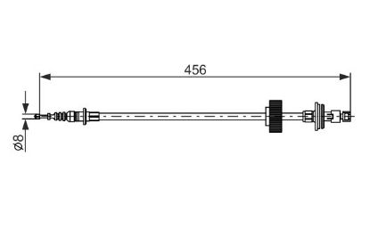 Cable Pull, parking brake - Cable Pull, parking brake -
