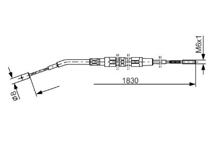 Cable Pull, parking brake - Cable Pull, parking brake -