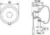 Daytime Running Light 90mm, P21W, 24V, 1tk