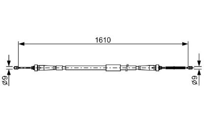 Cable Pull, parking brake -