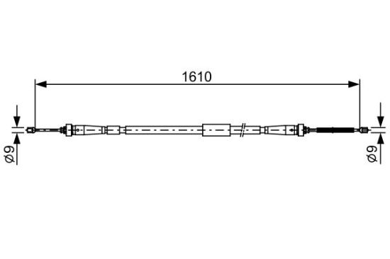 Cable Pull, parking brake -