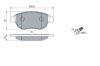 Brake Pad Set, disc brake PSA - 16 111 407 80