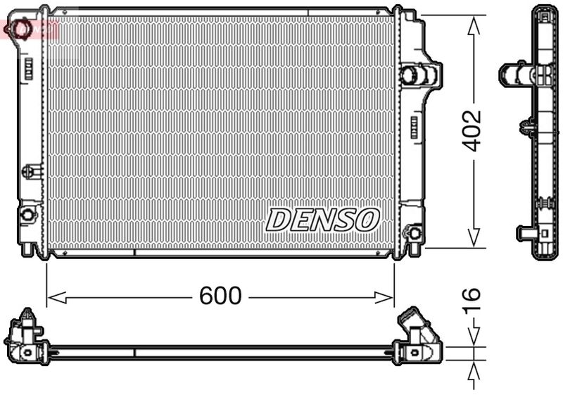 Radiator, engine cooling -