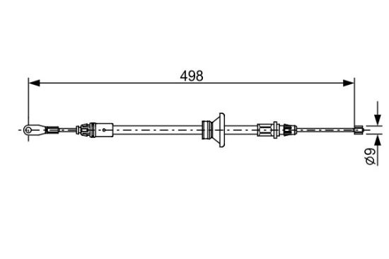 Cable Pull, parking brake -