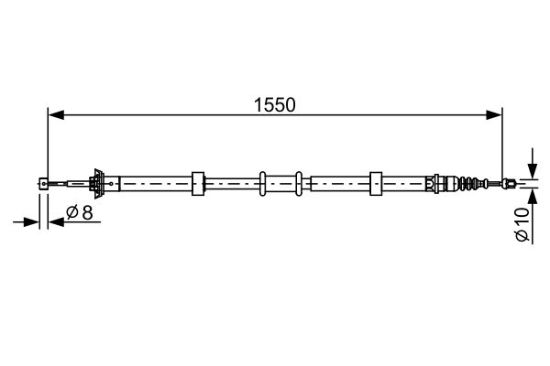 Cable Pull, parking brake -