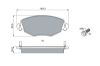 Brake Pad Set, disc brake FORD - 1 783 849