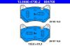 Brake Pad Set, disc brake VAG - 80A 698 151 C