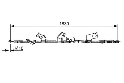 Cable Pull, parking brake -