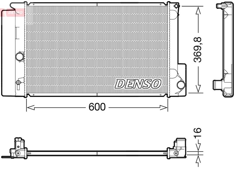 Radiator, engine cooling -