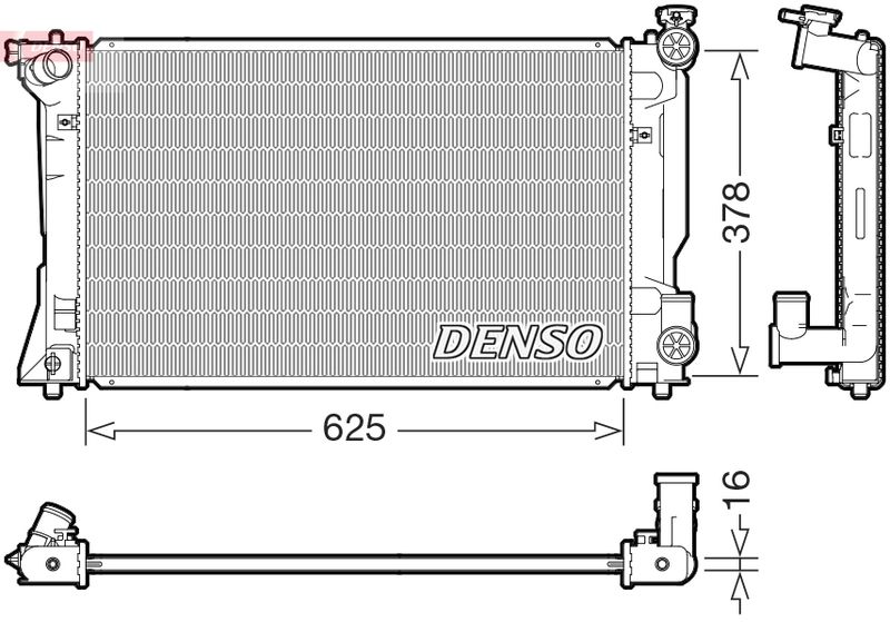 Radiator, engine cooling -