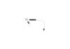 Warning Contact, brake pad wear -