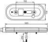 Tail Light Assembly komb. tagatuli, LED 323x134mm, vasak,10-30V, E9