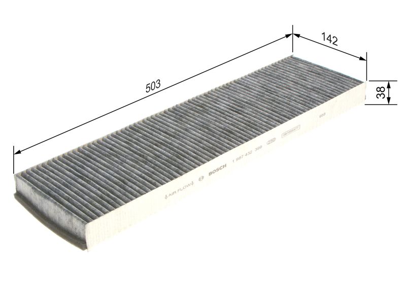 Filter, cabin air - Filter, cabin air -