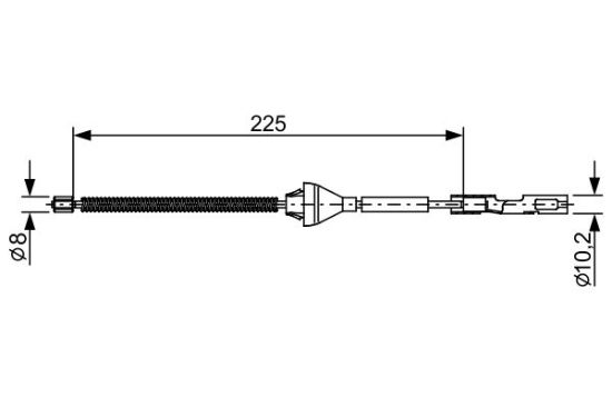Cable Pull, parking brake -