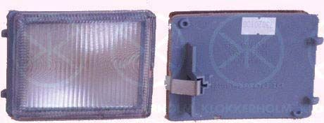 Eyelid, front fog light -